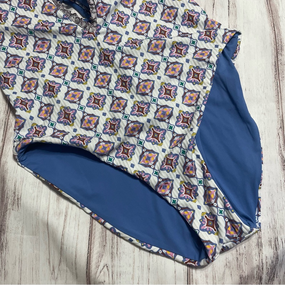 NWT BECCA BY REBECCA VIRTUE
Skylar Reversible Plunge One Piece Swimsuit - Picture 13 of 16